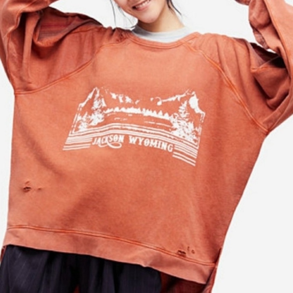 Free People Jackson Wyoming Sweatshirt